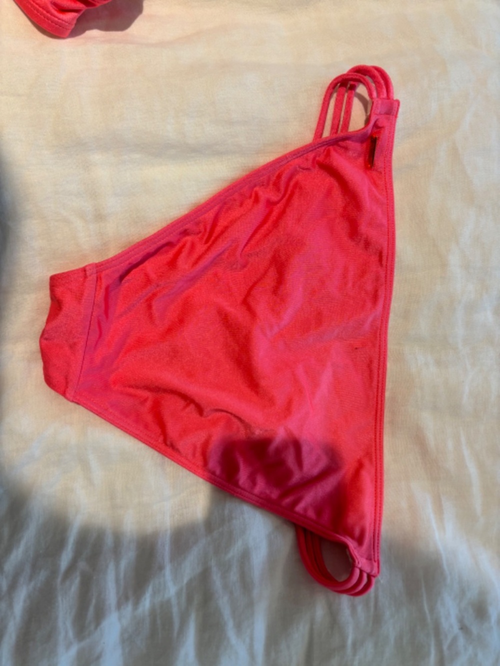 Victoria’s Secret Coral Pink Push Up Bikini Set 34A TOP Medium BOTTOM - Picture 5 of 14
